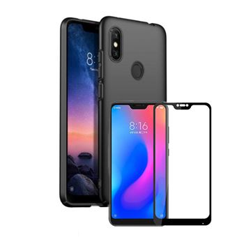 Kit Película de Vidro 5D Full Cover e Capa Slimshield Phonecare para Xiaomi Note 6 Pro Preto - 1