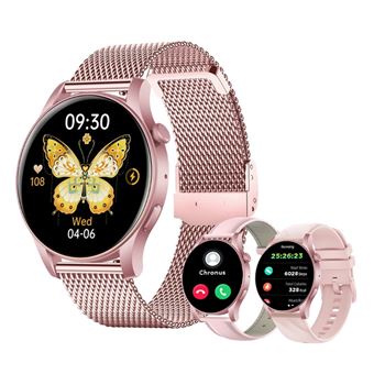 Smartwatch Chronus KC88 | AMOLED | Tela de 1,43" | Monitor de Saúde | Rosa - 1