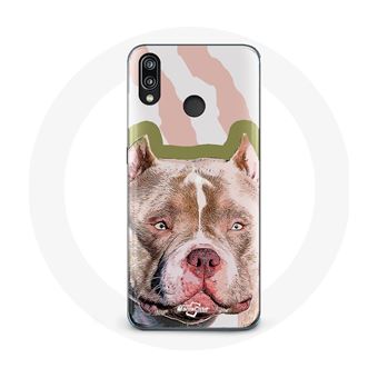 Capa Maniacase para Huawei P20 Lite Cão Pitbull Castanho - 1