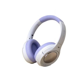 Auscultadores Wireless Ikf King Pro | 45dB | 40mm | 125h | Type-C | Bluetooth5.3 | IPX4 | Violeta - 1