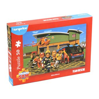Puzzle Europrice Fireman Sam: Team Rescue | 50 Peças - 1