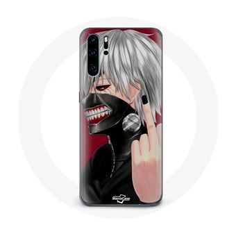 Capa Maniacase para Huawei P30 Tokyo Ghoul Kaneki Ken Máscara Anime dedo - 1