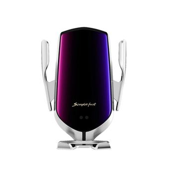 Suporte de Telemóvel GOEIK 2020|Carregamento Wireless | Sensor Automático de Abertura e Fecho - Prata - 1