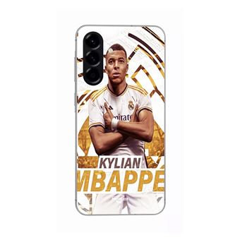 Capa Maniacase para Samsung Galaxy A56 | Kylian Mbappe Real Madrid wallpaper celebration - 1