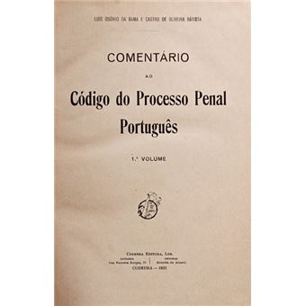 Comentário ao código do processo penal português. - 1