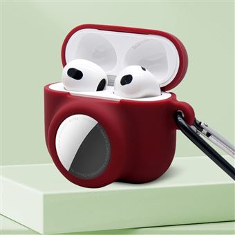 Capa Silicone magunivers Anti-Riscos Abacate Verde para Airpods 3/Airtag - 1