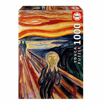Puzzle Educa O Grito, Edvard Munch | 1000 Peças - 1