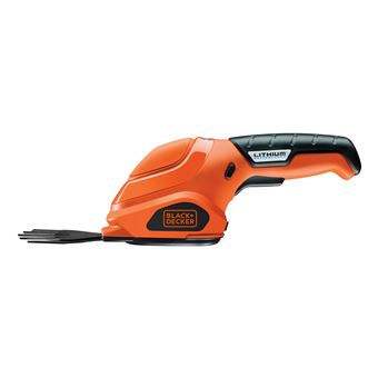 Mini Corta-sebes sem Fios Black & Decker GSL200-QW | Laranja - 1