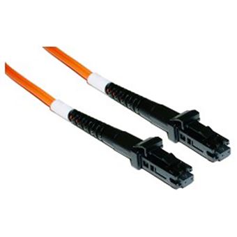 Cabo de Fibra Ótica BeMatik MTRJ MTRJ Duplex Multimodo 62.5/125 50 cm - 1