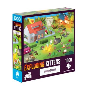Puzzle Exploding Kittens: HOUSING BOOM | 1000 Peças - 1