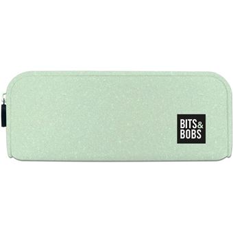Estojo Escolar de Silicone Grafoplas Bits & Bobs 2023 Verde Glitter 37547289 - 1