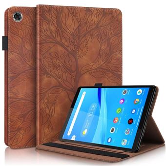 Capa ZURSANA para Tablet Lenovo Tab M8 3rd Gen | Porta Canetas | Suporte Ajustável e Proteção Anti - choque - Castanho - 1