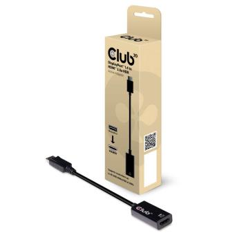CLUB3D DisplayPort 1.4 to HDMI 2.0a HDR Active Adapter - 1