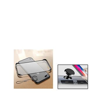 Kit Suporte Magnético para Carro e Capa Naked Bumper Phonecare para iPhone 6s Plus - Preto - 1
