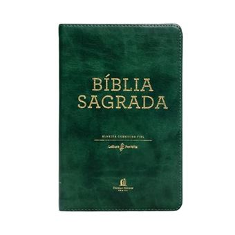 Bíblia Sagrada Courosoft Verde, Leitura Perfeita: Almeida Corrigida Fiel - 1