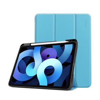 Capa Magunivers PU com Porta Tripla e Porta Caneta Azul Claro para Apple Ipad Air 10.9 (2020)/Pro 11 (2018) - 1