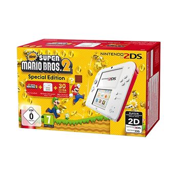 Consola de Jogos Portáteis Nintendo 2DS + New Super Mario Bos.2 | Branco - 1