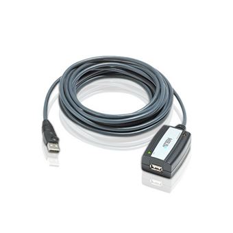 Recetor e Transmissor de Consola ATEN Cabo de expansão USB 2.0 de 5 m (ligação em cadeia até 25 m) | Preto - 1