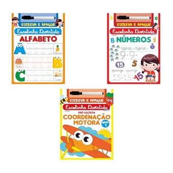 Coleção Escolinha Divertida Especial - Kit Com 3 Livros - Vol. 01 - 1