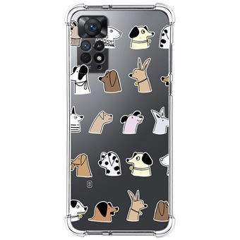 Capa Tumundosmartphone de silicone anti-choque para Xiaomi Redmi Note 11 Pro / 11 Pro 5G com design de cachorro de desenho animado - 1