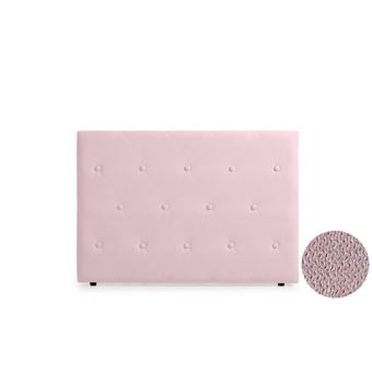 Cabeceira Estofada Moonia Venice Aqualine | 220 X 115 X 12 cm | Rosa Claro - 1