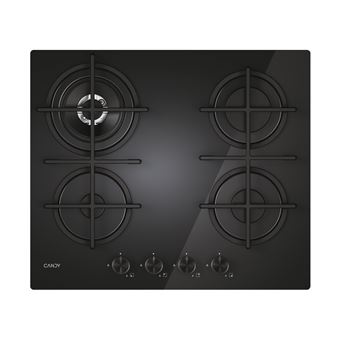 Placa a Gás Candy Moderna CVG6BR4WTB | 59.5 cm | 4 Zonas | Preto - 1