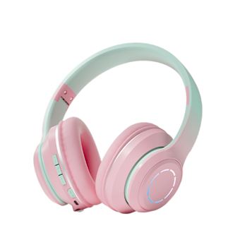 Auscultadores Gaming SZSMART ST99 | Bluetooth | 3.5mm | Rosa - 1