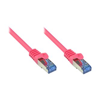 Cabo de rede Alcasa Cat6a 7.5m | Magenta - 1