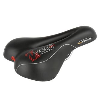 Selim de bicicleta Velo Plush Gel D2 | Vermelho - 1