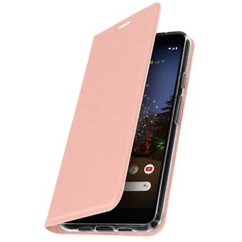 Capa Avizar para Google Pixel 3A Xl Livro Carteira Com Fecho Magnético Rosa - 1