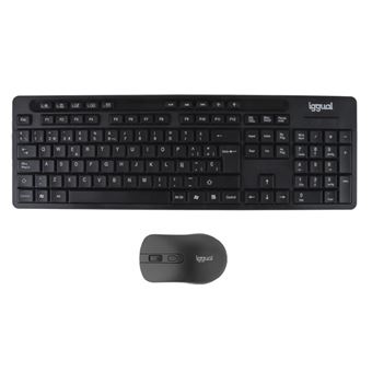 Teclado Wireless + Rato iggual WMK-BUSINESS2 | Idioma: Espanhol | Preto - 1