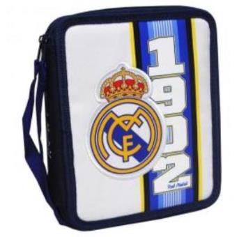 Estojo Grande Real Madrid 1902 Azul Dois Compartimentos - 1