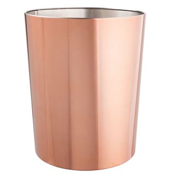 Cesto de Lixo mDESIGN 01294MDBST | Rosa dourado - 1