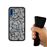 Capa Tpu Hapdey para Samsung Galaxy A50 2019 | Design Mosaico de Parede de Pedra Abstrato e Moderno - Preto_3