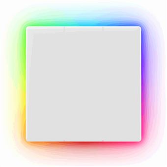 Interruptor Triplo Smart Sonoff TX Ultimate T5-3C-86 WiFi Táctil de Encastrar c/ RGB + Vibração + Som - 1