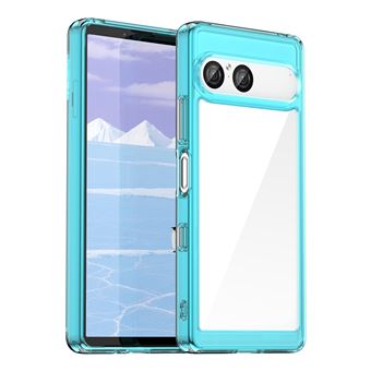Capa FOXDOCK para Sony Xperia 10 VII | Proteção Anti-Impressão Digital | Bordos Elevados | Azul - 1