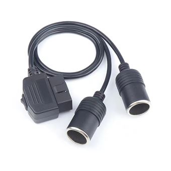 Adaptador de Energia Orysin OBD2 2 Vias com Entrada para Isqueiro - 1