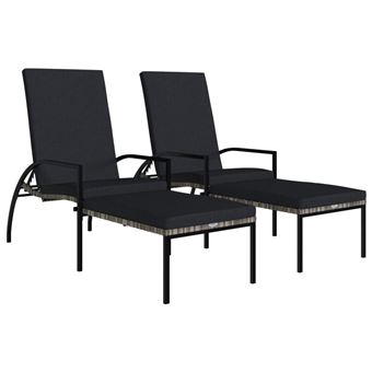 Cadeira de Jardim VidaXL 317633 | Antracite - 1