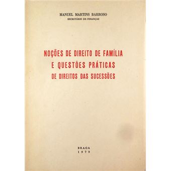 Noções de direito de família e questões práticas de direitos das sucessões. - 1