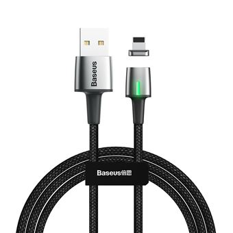 Cabo Magnético Usb-Lightning Baseus Zinc | 2M 1.5A - Preto - 1