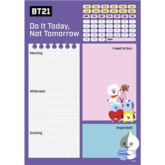 Bloco de Notas de Mesa BT21 - 1