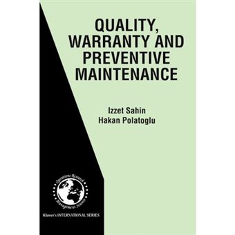 Quality, Warranty and Preventive Maintenance - Hardback - 1998 - 1
