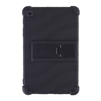 Capa de Silicone Magunivers para Samsung Galaxy Tab A7 Lite 8.7'' SM-T220 (Wi-Fi) com Suporte | Flexível - Preto - 1