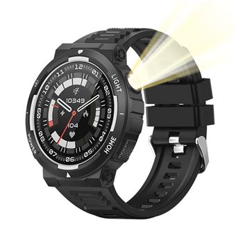 Smartwatch Desportivo Chronus | Design Robusto | Adequado para Academia | Preto/Branco - 1