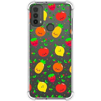 Capa Tumundosmartphone de silicone anti-choque para Motorola Moto E40 design Frutas 01 Desenhos - 1