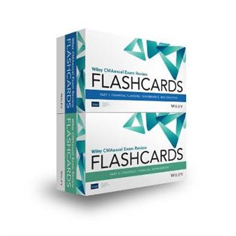 Wiley Cmaexcel Exam Review 2020 Flashcards Complete Set