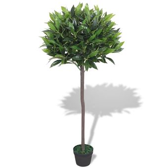 Planta vidaXL loureiro com vaso 125 cm verde - 1