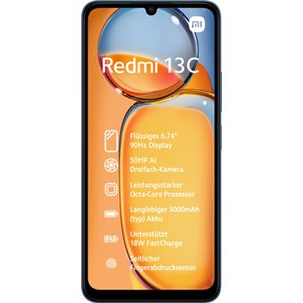 Smartphone Xiaomi Redmi 13C | 4 GB | 128 GB | Dual SIM | Azul - 1