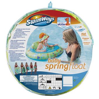 Bóia de Montar Spin Master SwimWays SWW SFL BSF with Hat GML | Azul, Rosa - 1