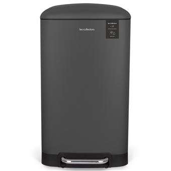 Caixote do Lixo de Cozinha com Pedal Les Collectors Nº 831 | 40 L | Interior Amovível | Cinzento Antracite - 1